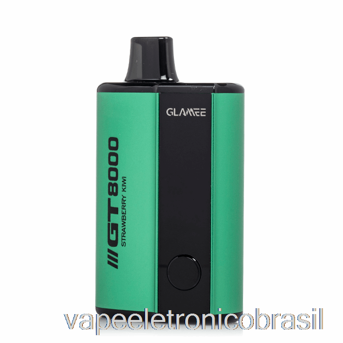 Vape Eletrônico Glamee Gt8000 Descartável Morango Kiwi